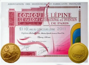 Médaille d'or concours lepine - Association des inventeurs de France